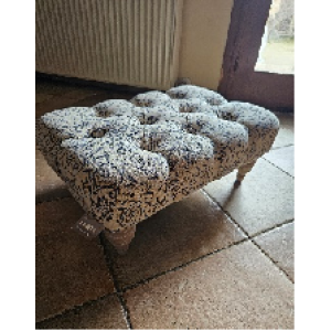 small decorative pouf 