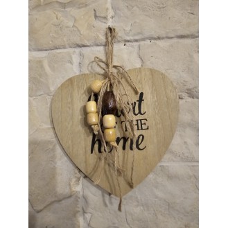 Country style wooden light weight heart 