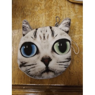 Cat purse velvet touch 