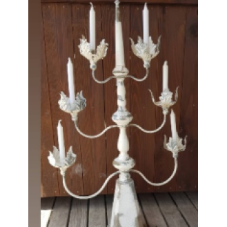 large size floor standing vintage candle holder 