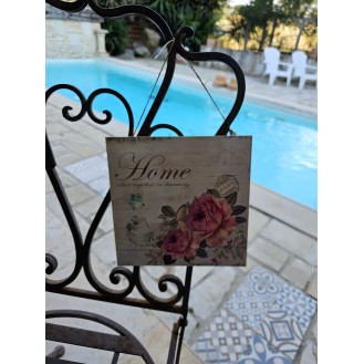 Vintage Floral Metallic Frame